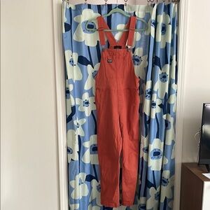 Orange Wildfang Overalls
